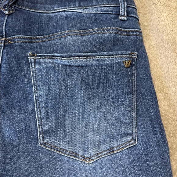 Wit & Wisdom Logan High Rise Ankle Dark Blue Straight Leg Jeans - Picture 8 of 14